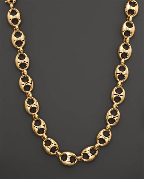 gucci chain anklet|Gucci Marina Chain necklace in gold.